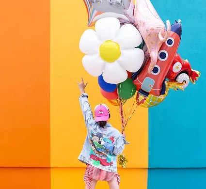 Balon foliowy Stokrotka 97x103cm FB65 PartyDeco